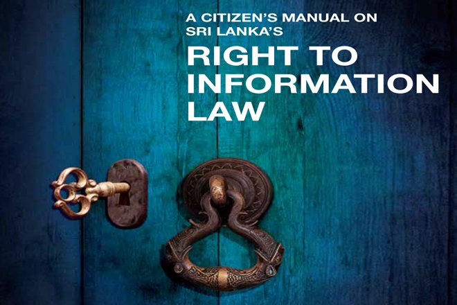 SLPI Launches “A Citizen’s Manual on Sri Lanka’s Right to Information Law