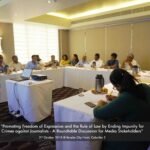 Promoting Freedom of Expression and the Rule of Law by Ending Impunity for Crimes against Journalists – A Round table Discussion for Media Stakeholders