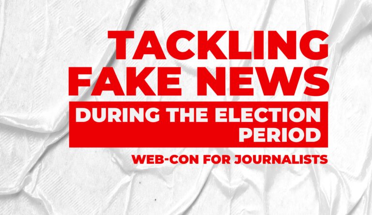 Webinars on Tackling Fake news during the Election Period