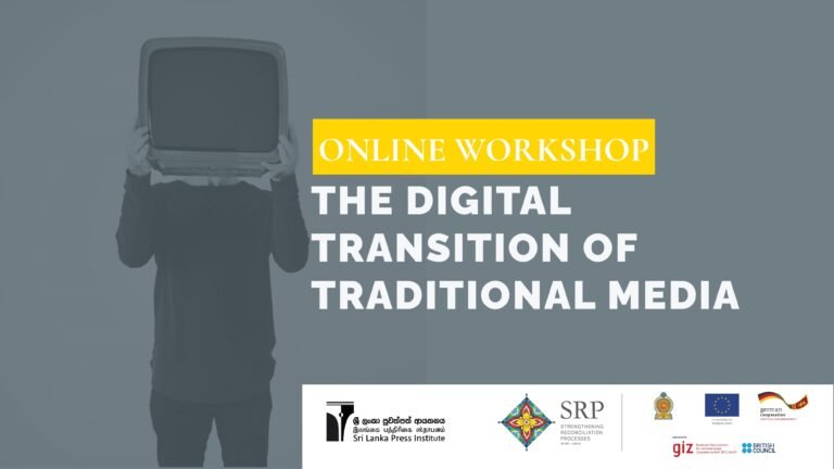 “Digital Transition of Traditional Media” – Online Workshop Series