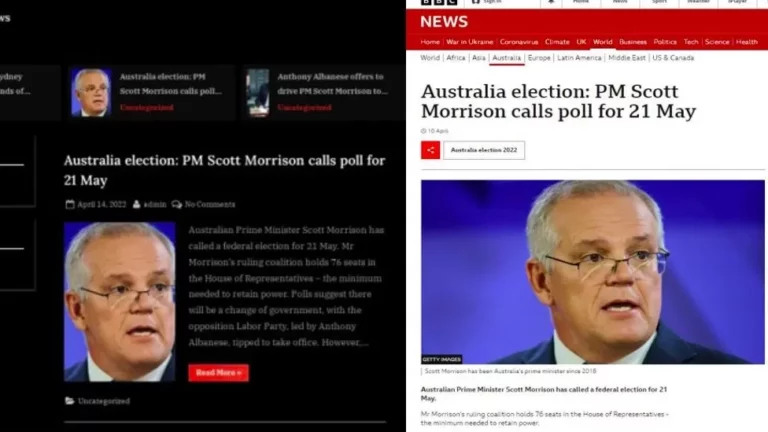 Hackers target politicians with fake news website