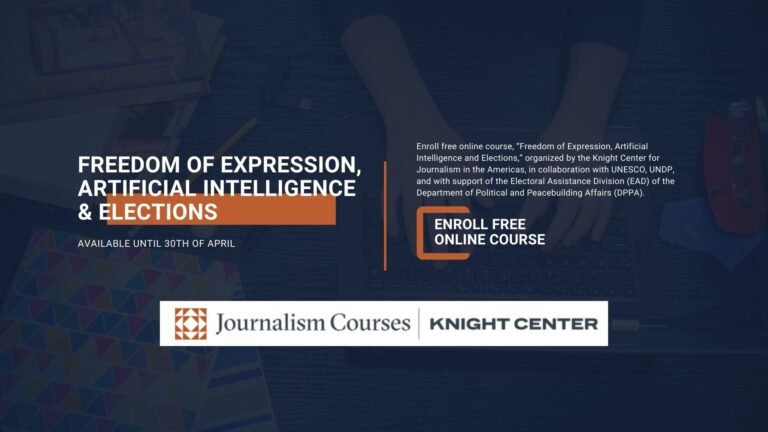 Online Course on Freedom of Expression, Artificial Intelligence & Elections