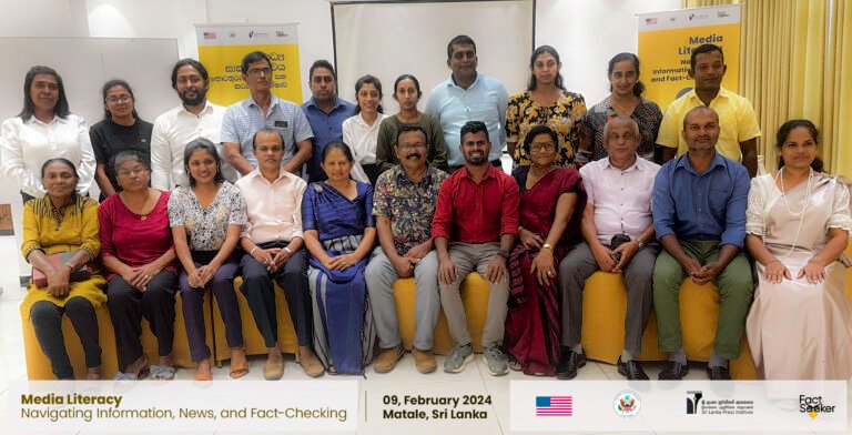 Media Literacy: Information, News, and Fact-Checking – CSO Workshop in Matale district