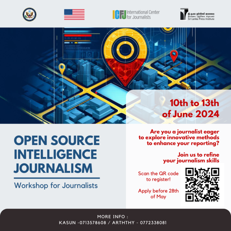 Workshop on Open Source Intelligence Journalism